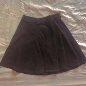 Black skater skirt
